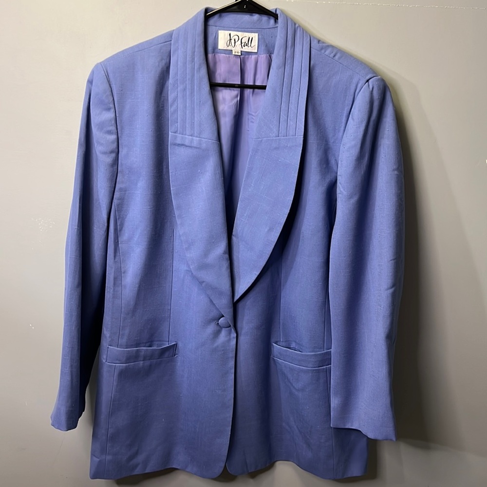 Blue Blazer, J.P. Fall, Vintage, Size 20
